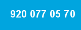 920 077 05 70